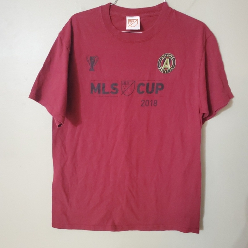 Atlanta United FC Adult Medium 2018 MLS Cup Champs T-Shirt Soccer Football #2132